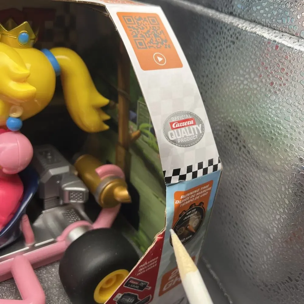 Carrera RC Mario Kart Princess PEACH Pipe Kart Remote Control Car Brand New